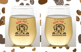 Dog Lover Shatterproof Wine Glass Set - By Breed