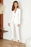 Venti6 Solid Collar Welt Pocket Detail Blazer