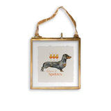 Dachshund with Aperol Spritz: Dishtowel