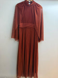 Sienna Mid Length Pleats + Tulle Cape Dress