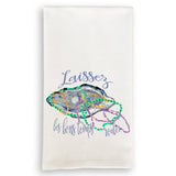 Mardi Gras Oyster: Dishtowel