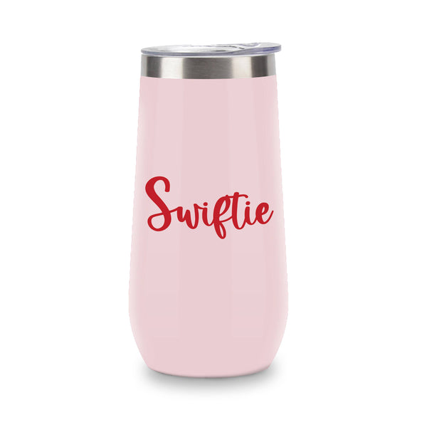 Insulated Champagne Tumbler (Pink) - Swiftie