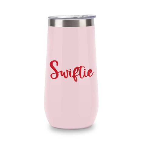 Insulated Champagne Tumbler (Pink) - Swiftie
