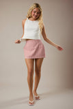 Linda Low Waist Pocket Detail Mini Skirt