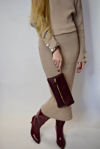 Sophisticated Sweater & Skirt Set