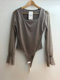 Tiffany Tulle Sleeve Italian Bodysuit