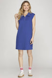 Hannah Half Zip Knit Mini Dress