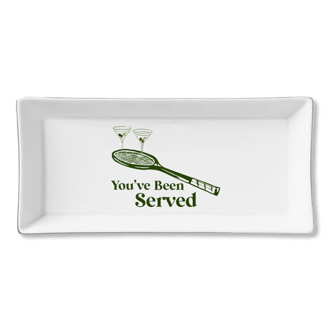Ceramic Serving Trays - You've Been Served - Tennis