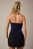 Double Lined Halter Neck Top