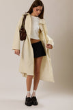 Spring Trench Coat - Cream