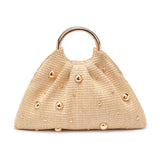 Harper Evening Bag: Natural