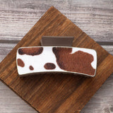 Western Leather Hair Clip - Cowgrain