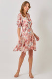 Mystree Ruffle Floral Dress