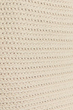Cristina Square Neck Sleeveless Crochet Midi Dress - Cream