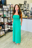 The Maddy Tube Solid Ruffled Maxi