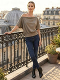 Made in Italy Solid Asymmetric Top