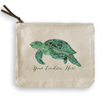 Blue Sea Turtle with Location: Dishtowel - Pensacola Beach