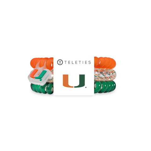 Spiral Hair Coils | Small | Go Canes! Hair Ties