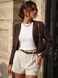 Cropped Knit Bolero