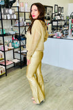 Mystree Metallic Net Pullover Sweater