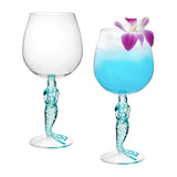Mermaid Acrylic Wine Glass