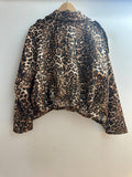Suede Leopard Print Jacket