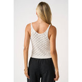 Game Day Cropped Knit Sweater Tank