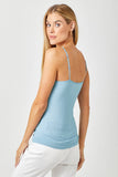 Mystree Ribbed Tank Top