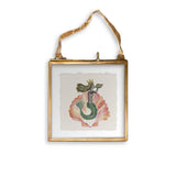 Mermaid with Crown: Dishtowel