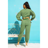 Cropped French Terry Jogger Sweatpants