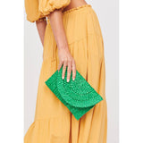 Aegean Straw Clutch