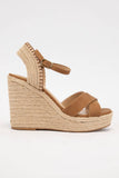 Lorita Cross Strap Espadrilles Wedge