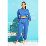 Cropped French Terry Jogger Sweatpants