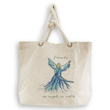 Blue Angel with Friends Are Angels: Dishtowel