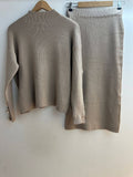 Sophisticated Sweater and Skirt Set