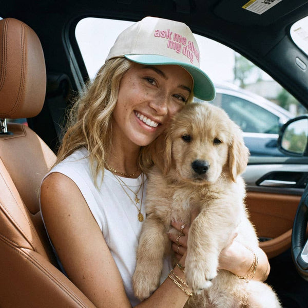 Ask me about my dog trucker hat