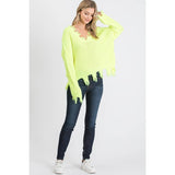 90’s Destroyed V-Neck Sweater