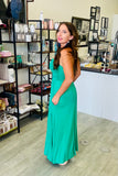 The Maddy Tube Solid Ruffled Maxi