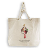 Retail Therapy Shopper Girl: Dishtowel