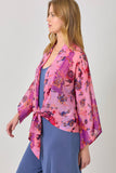 Mystree Print Mix Kimono