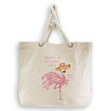 Terrible Idea Flamingo Dishtowel
