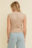 Game Day Rib Neck Knit Sweater