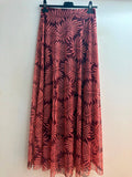 Italian Printed Tulle Top and Skirt Set