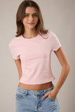 Double Lined Short Sleeve Baby Tee