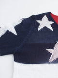 4th Of July Knit Summer American Flag Sweater