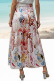 Amara Starfish Mar Print Wrap Skirt