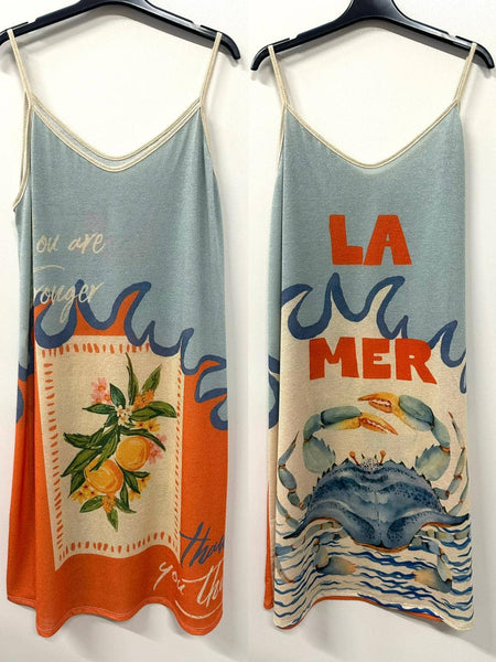 La Mer Crab Lurex Dress