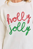 Holly Jolly Holiday Christmas Sweater
