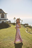 Cerys Floral Tirza Maxi Dress- Lavender Multi