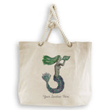 Blue Mermaid Dishtowel